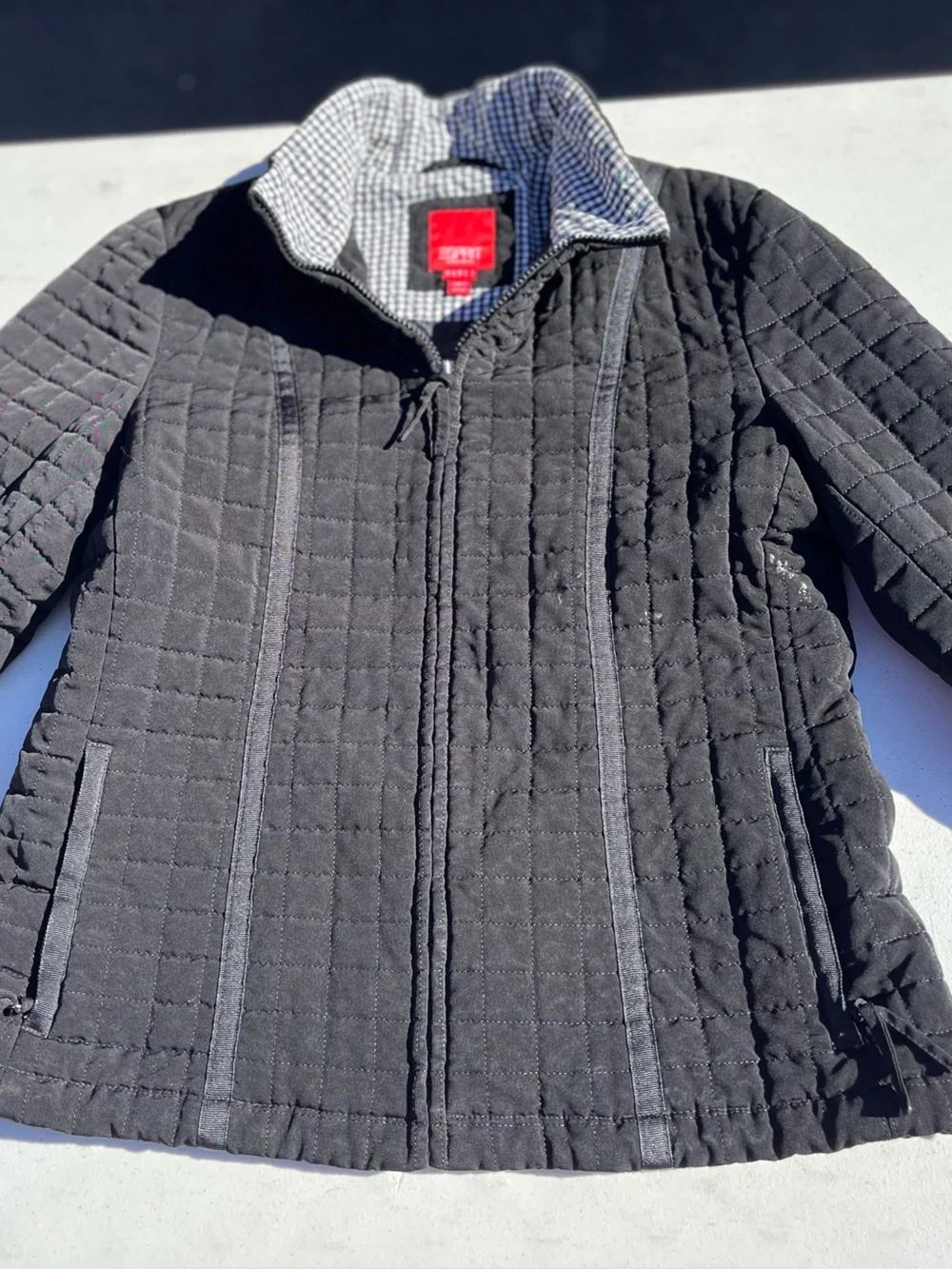 Esprit Black Quilted Lightweight Puffer Jacket